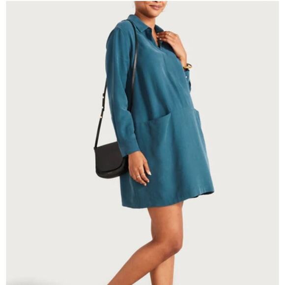 Hatch Maternity Shia Teal Dress XS - Picture 1 of 11